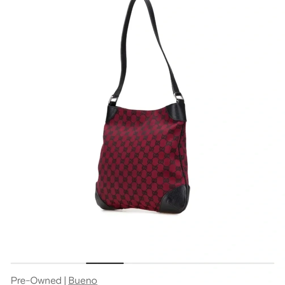 GUCCI PRE-OWENED RED GUCCI LOGO GG 2000-2015 - Picture 4 of 10